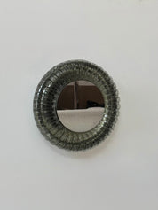 Murano_Pressed_Glass_and_Mirrored_Stainless_Steel_Wall_Light,_Italy,_1960s