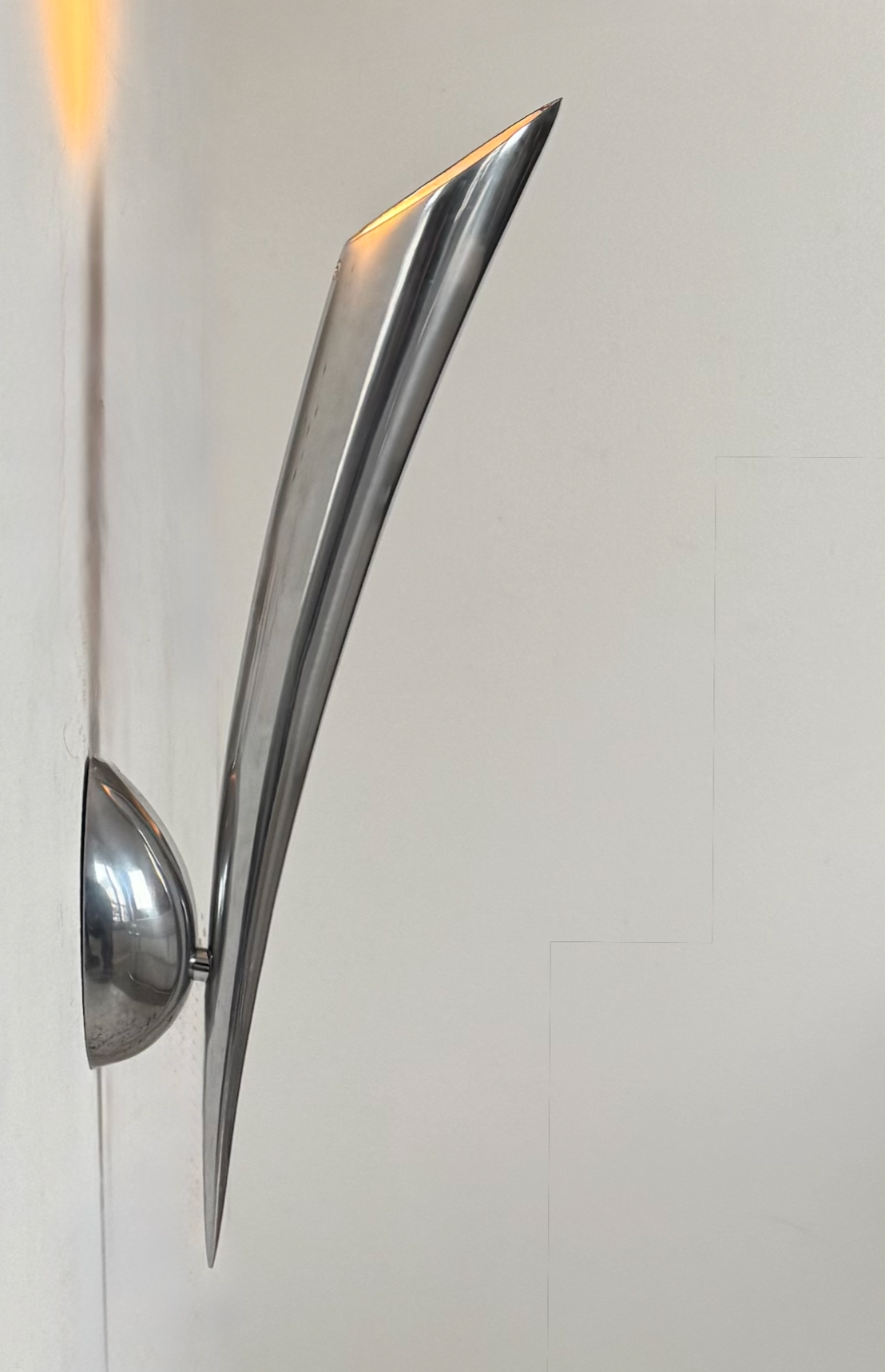 Chrome_Metal_Wall_Light,_France,_1970s