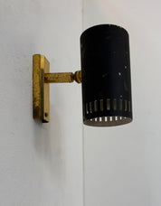 Adjustable_Patinated_Brass_and_Black_Metal_Wall_Light,_France,_1960s