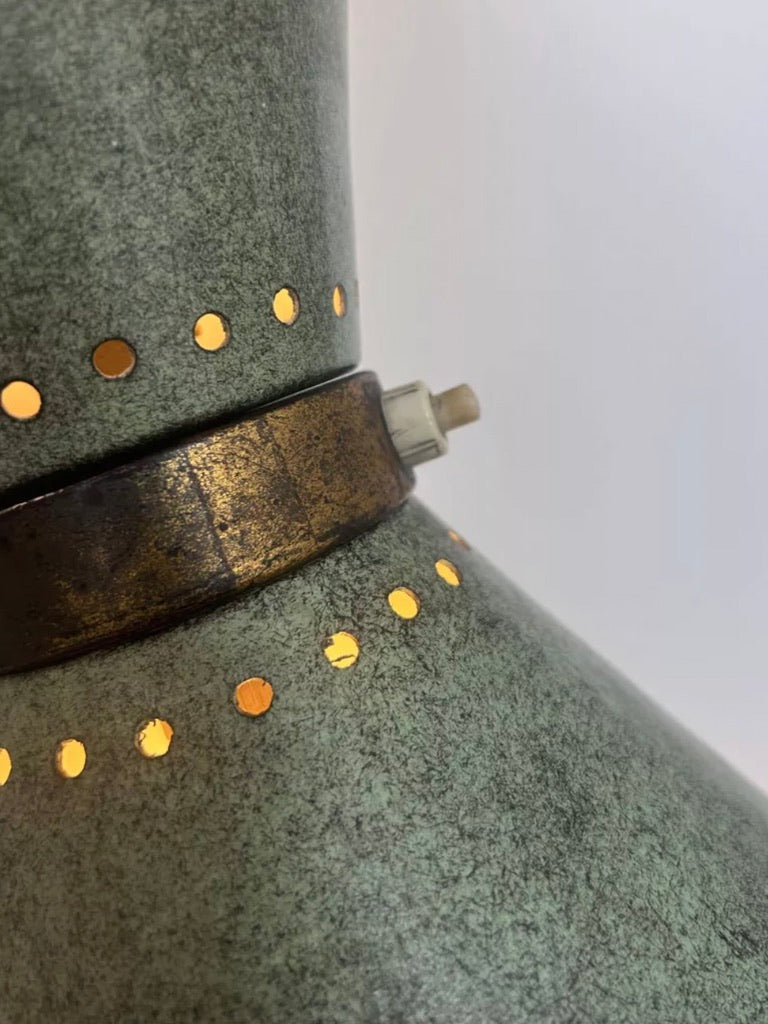 Adjustable_Brass_and_Patinated_Green_Wall_Light,_Italy,_1950s