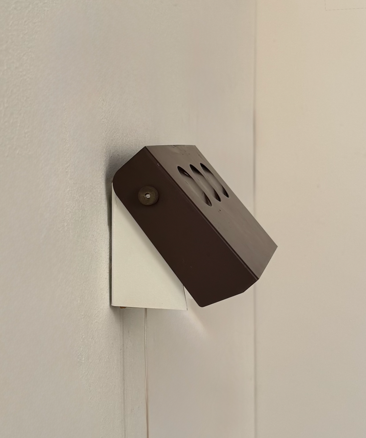 Danish_Adjustable_Brown_Metal_Wall_Light,_1970s