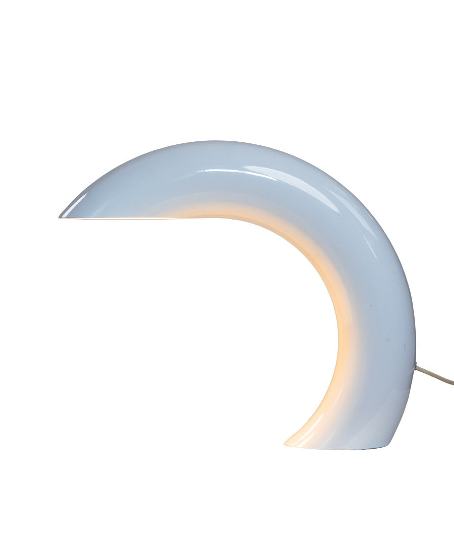 Arc_Shaped_White_Aluminium_Table_Lamp_by_Georges_Frydman,_1960s