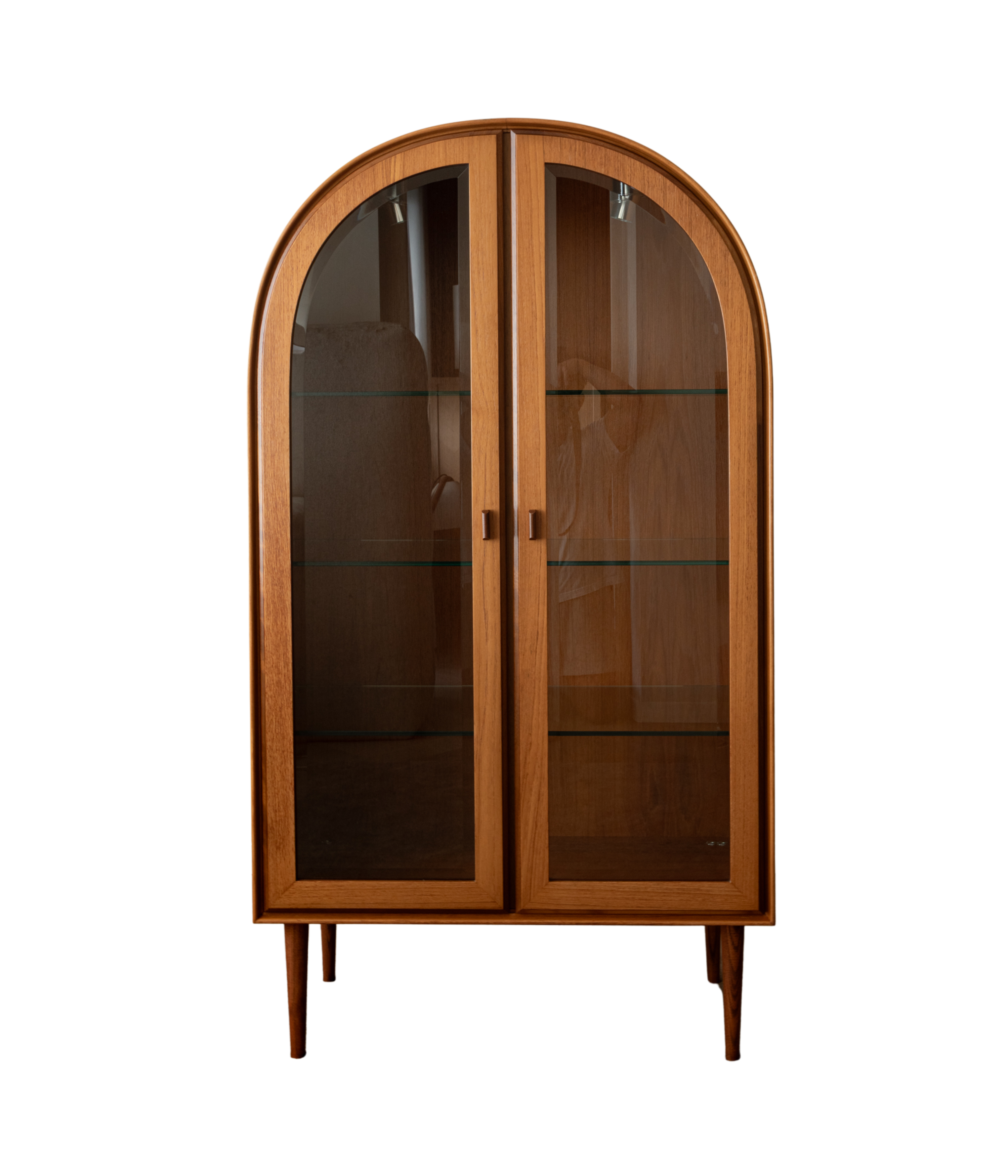Arched_Teak_and_Glass_Display_Cabinet_with_Integrated_Lighting_by_Brinkmann,_Germany,_1980s