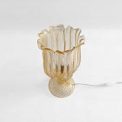 Archimede_Seguso_Murano_Glass_Table_Lamp_with_Gold_Flecks,_Italy_1960s