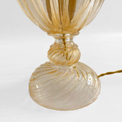 Archimede_Seguso_Murano_Glass_Table_Lamp_with_Gold_Flecks,_Italy_1960s