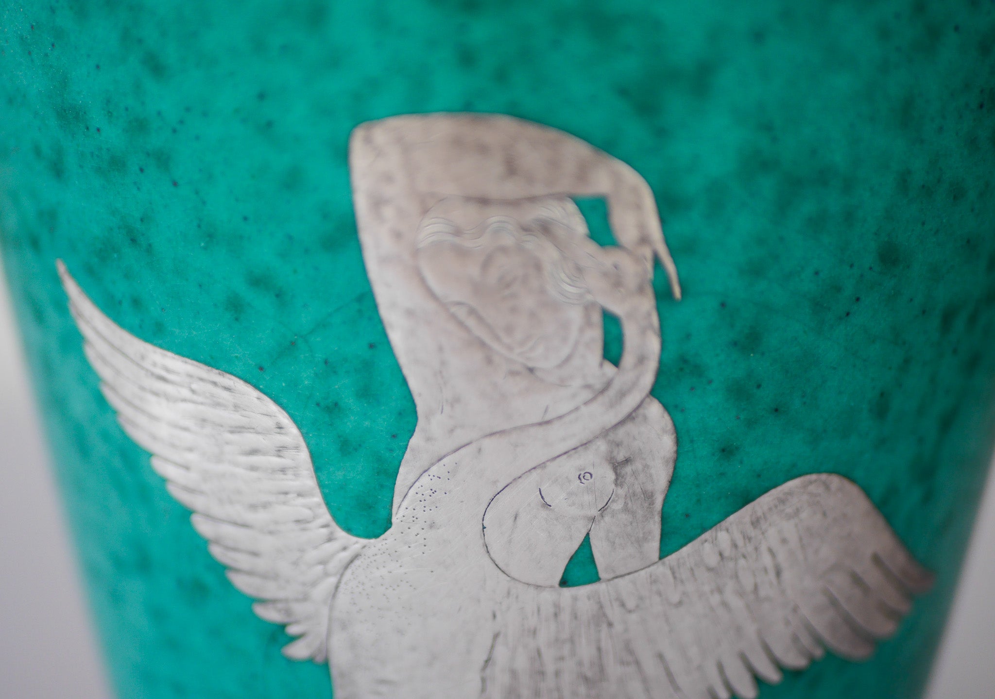 Argenta_“Leda_and_the_Swan”_Vase_by_Wilhelm_Kåge_for_Gustavsberg,_Sweden,_1930s