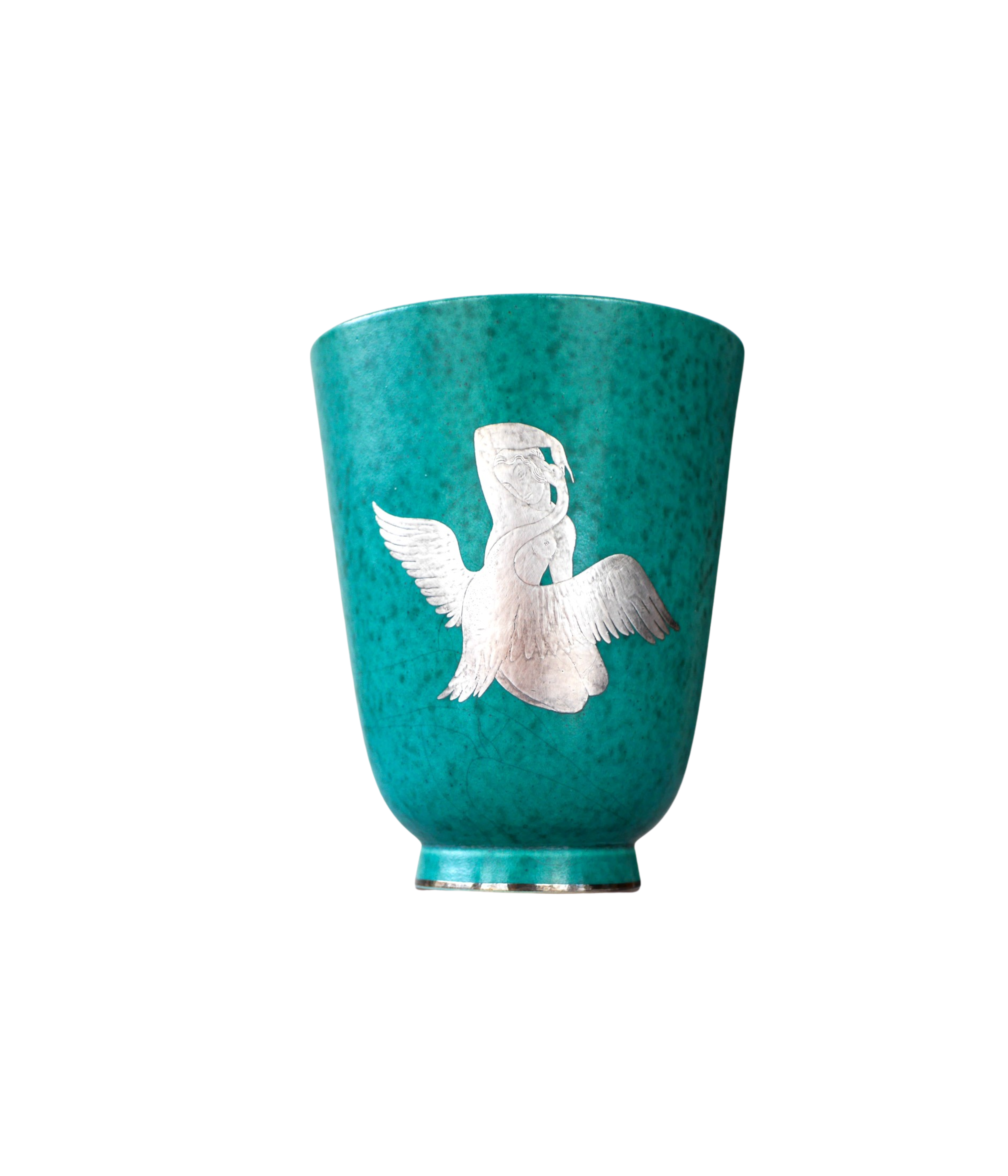 Argenta_“Leda_and_the_Swan”_Vase_by_Wilhelm_Kåge_for_Gustavsberg,_Sweden,_1930s