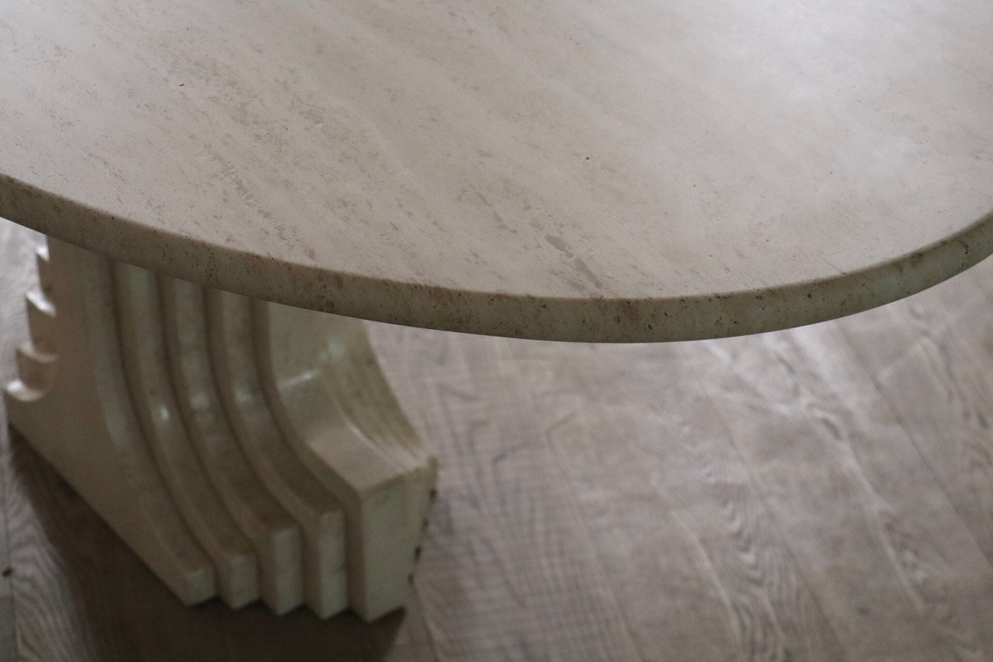 Argo_Oval_Travertine_Dining_Table_by_Carlo_Scarpa_for_Simon_Gavina,_1970s,_Italy
