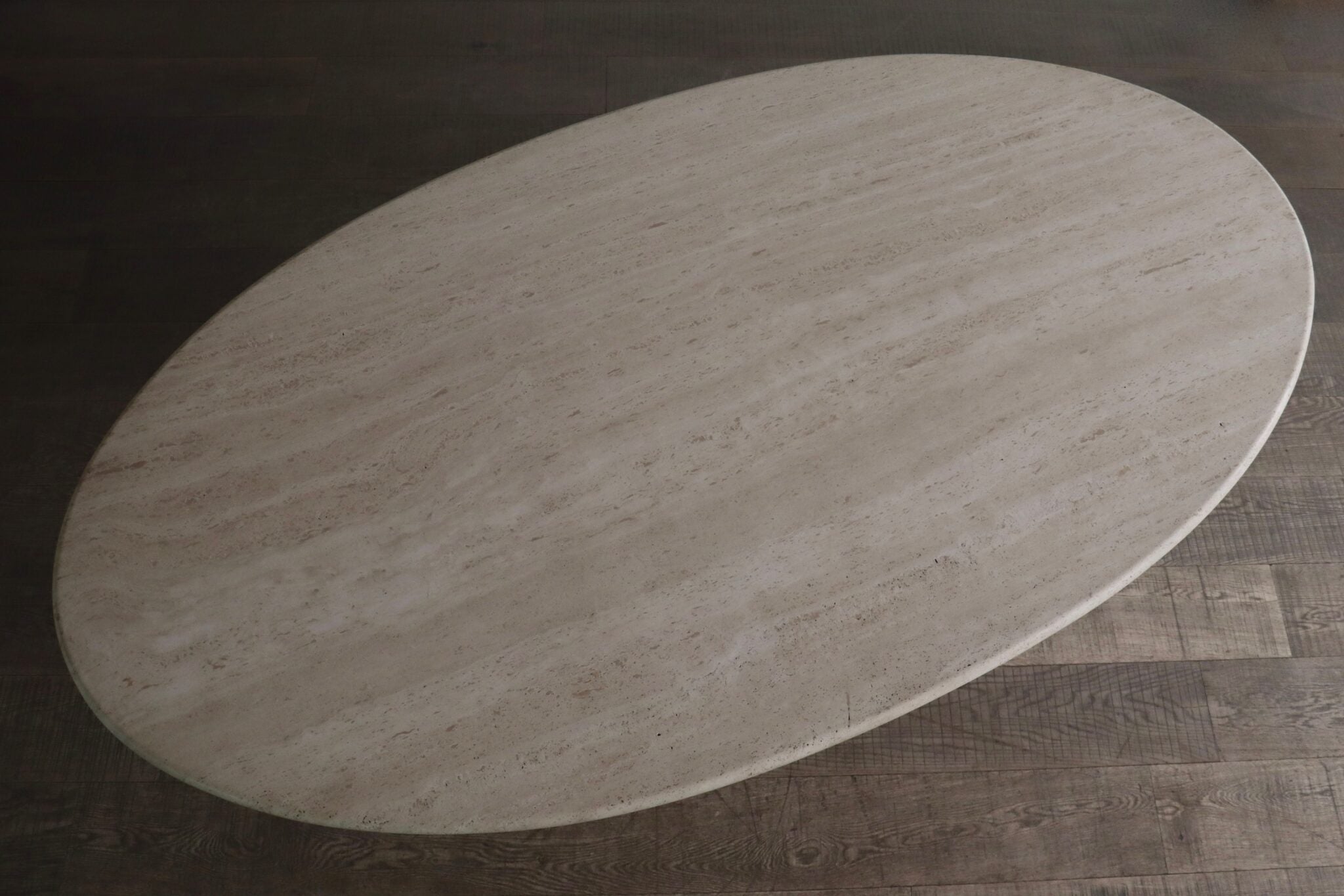 Argo_Oval_Travertine_Dining_Table_by_Carlo_Scarpa_for_Simon_Gavina,_1970s,_Italy