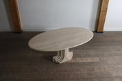 Argo_Oval_Travertine_Dining_Table_by_Carlo_Scarpa_for_Simon_Gavina,_1970s,_Italy