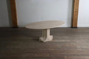 Argo_Oval_Travertine_Dining_Table_by_Carlo_Scarpa_for_Simon_Gavina,_1970s,_Italy