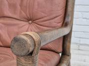Leather_and_Bamboo_Armchair,_1970s,_Scandinavia