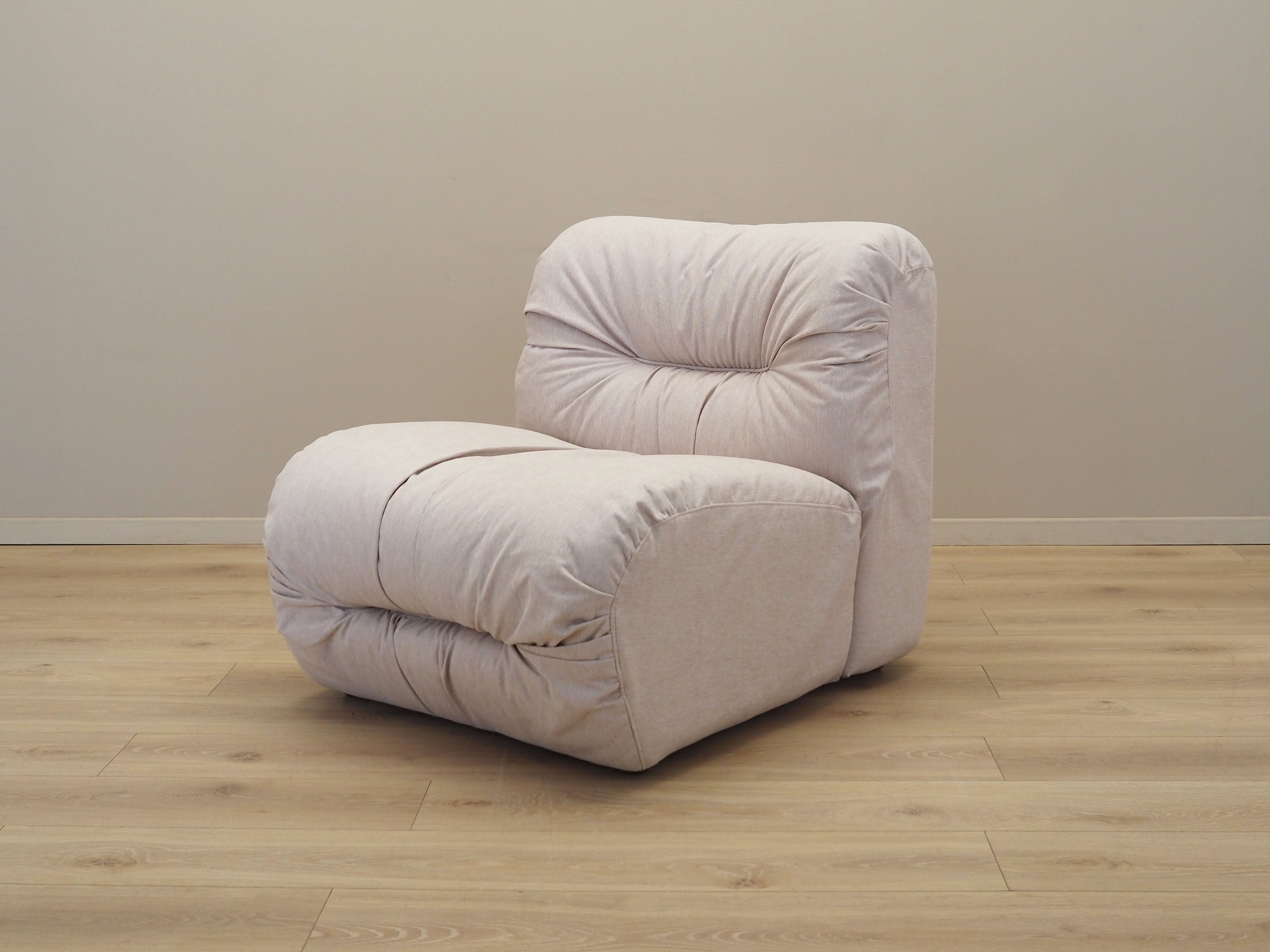 Armchair,_Beige_Upholstery,_1970s,_Italy