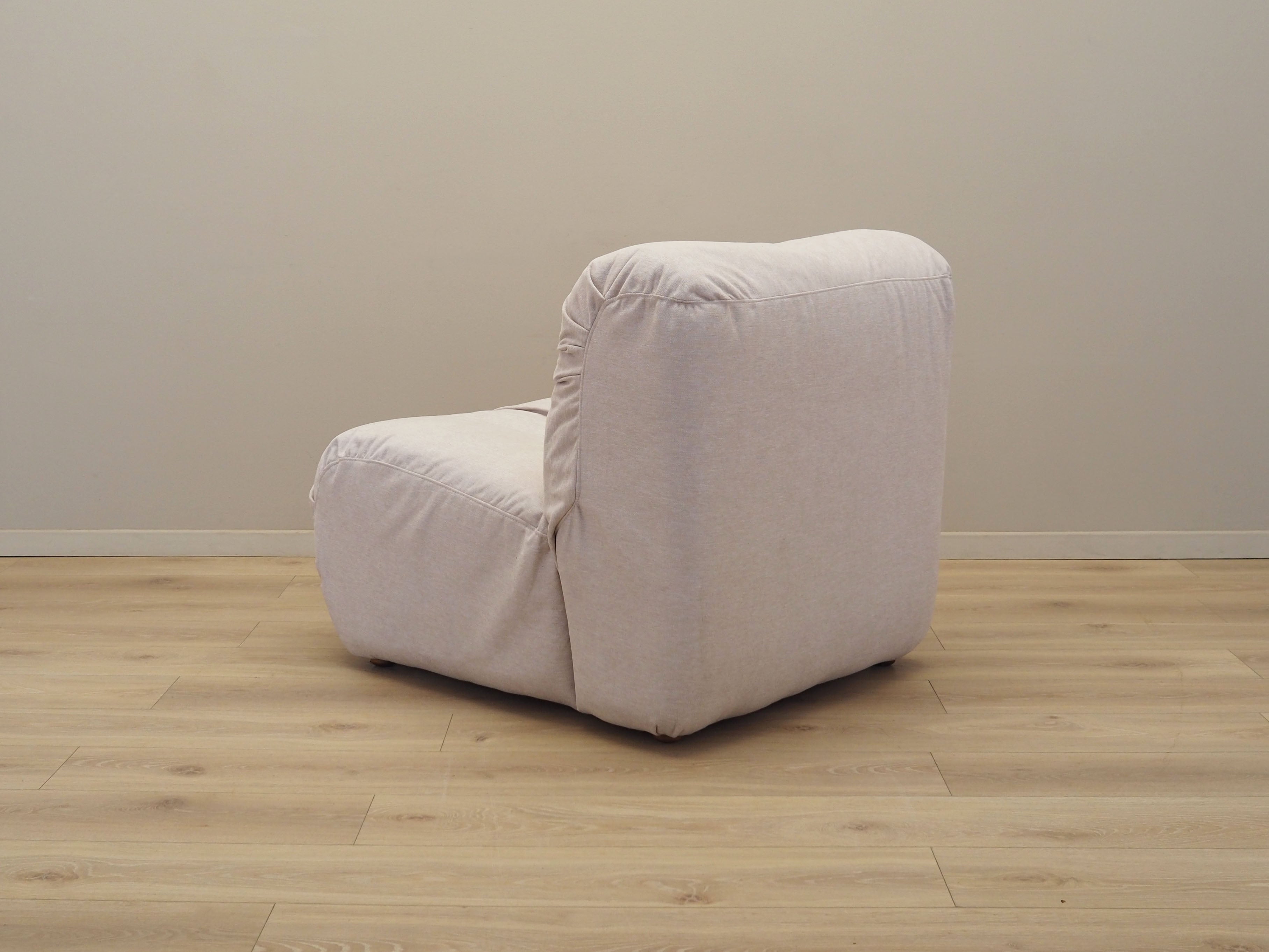 Armchair,_Beige_Upholstery,_1970s,_Italy