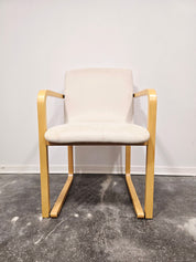 Branko_Uršič_Mid-Century_Modern_Armchair_with_Red_Bentwood_Sled_Frame_and_Upholstered_Seat