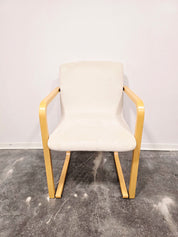 Branko_Uršič_Mid-Century_Modern_Armchair_with_Red_Bentwood_Sled_Frame_and_Upholstered_Seat
