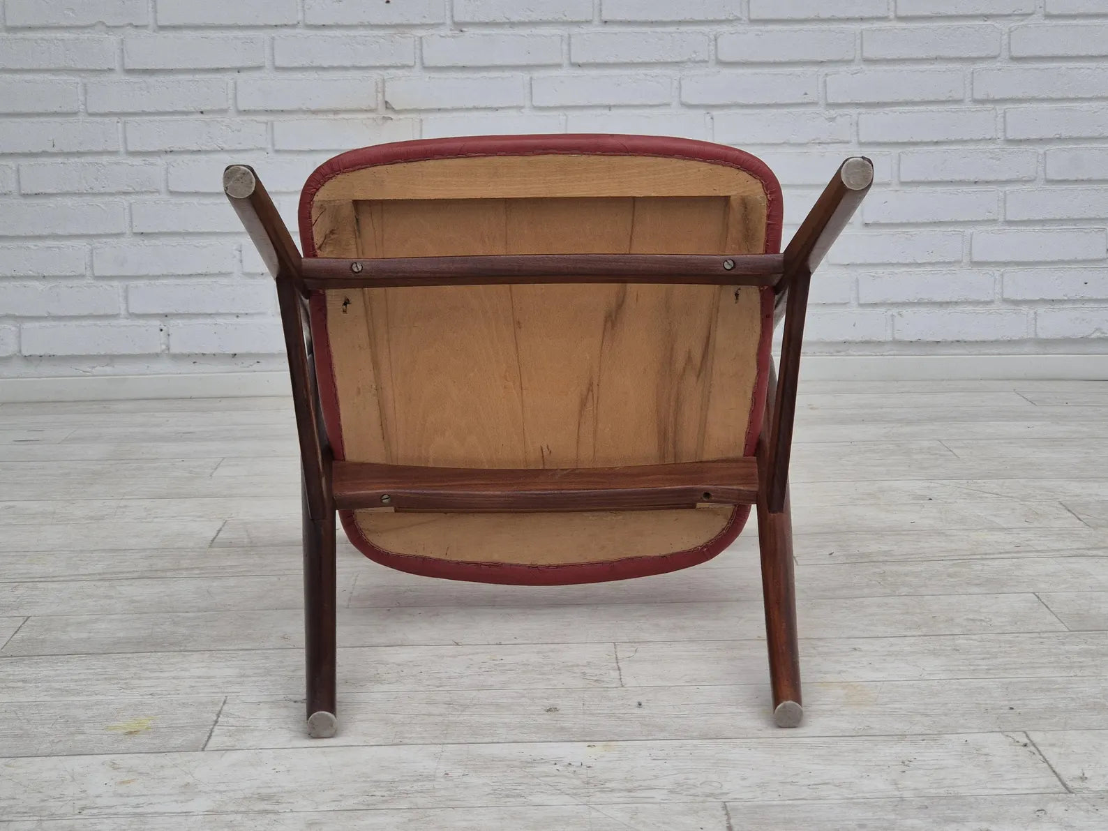 Chair_by_TH_Harlev_for_Farstrup_in_Teak_and_Leather,_1960s,_Denmark