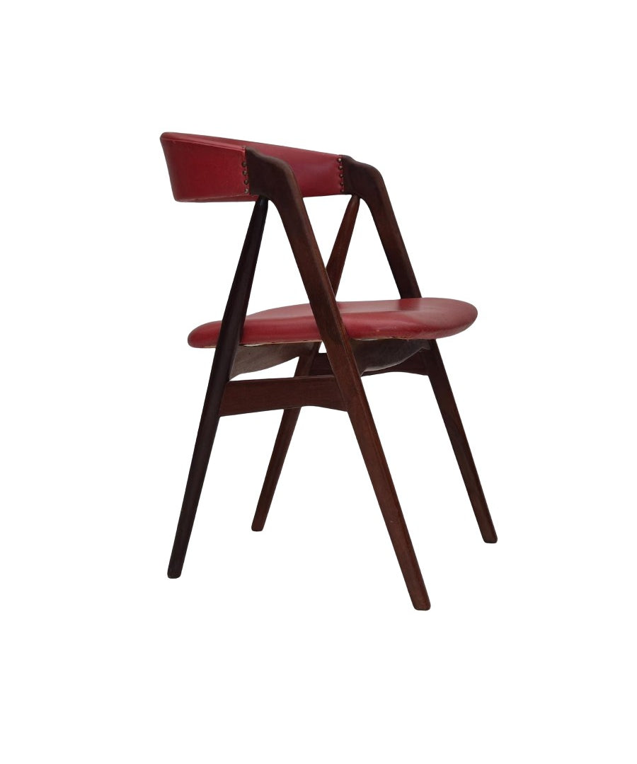 Chair_by_TH_Harlev_for_Farstrup_in_Teak_and_Leather,_1960s,_Denmark
