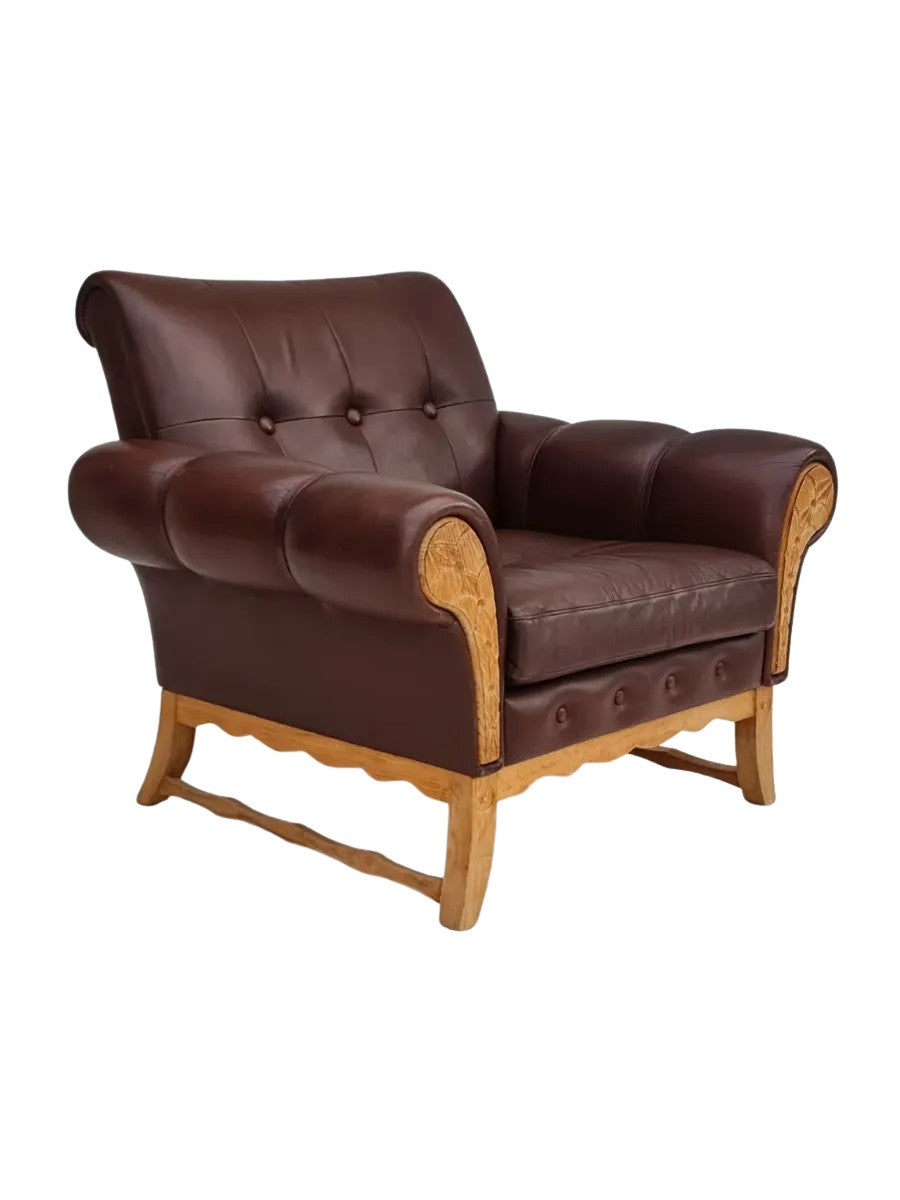 Leather_and_Oak_Armchair,_1970s,_Denmark