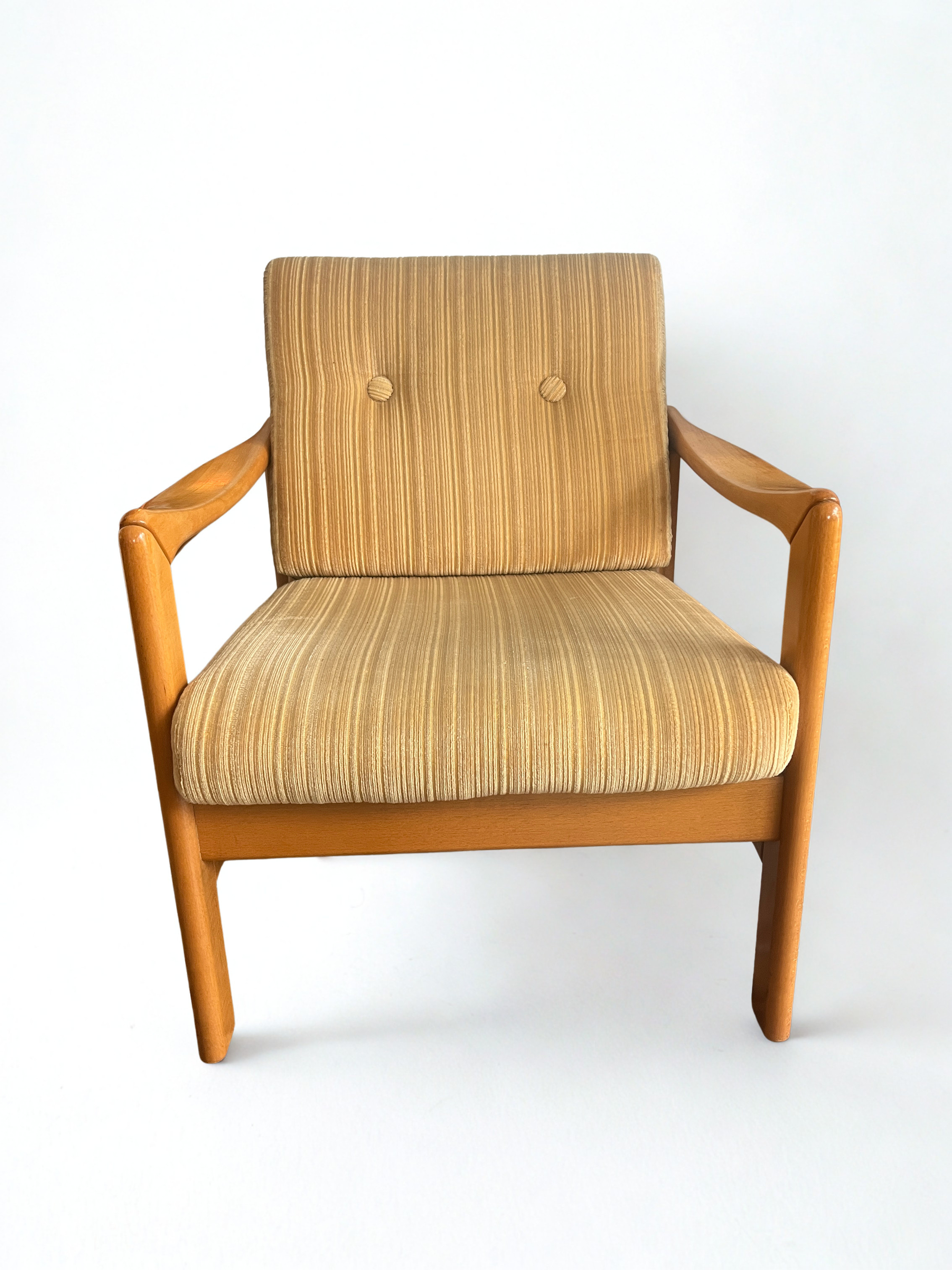 Set_of_2_Tella_Armchairs_by_Walter_Knoll_in_Yellow_Corduroy,_Germany_1950s–1960s