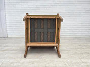 Armchair,_Oak_Frame_&_Wool_Upholstery,_1970s_Denmark