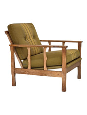Armchair,_Oak_Frame_&_Wool_Upholstery,_1970s_Denmark