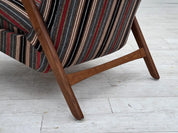 Swedish_High_Back_Armchair_in_Striped_Wool,_1960s,_Sweden