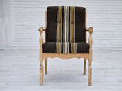 Armchair,_Solid_Oak_Wood_Frame,_1970s_Denmark