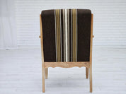 Armchair,_Solid_Oak_Wood_Frame,_1970s_Denmark