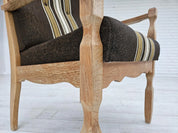 Armchair,_Solid_Oak_Wood_Frame,_1970s_Denmark