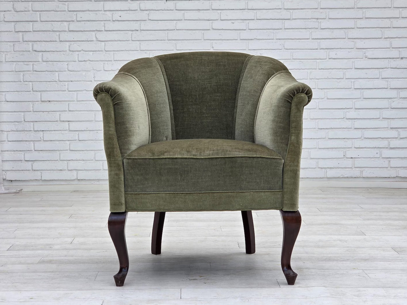 Armchair,_Solid_Wood_&_Upholstery,_1960s_Denmark