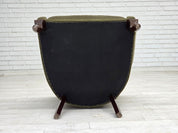 Armchair,_Solid_Wood_&_Upholstery,_1960s_Denmark