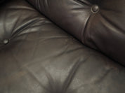 Armchair_With_Castors,_Natural_Leather,_1970s,_Italy