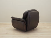 Armchair_With_Castors,_Natural_Leather,_1970s,_Italy