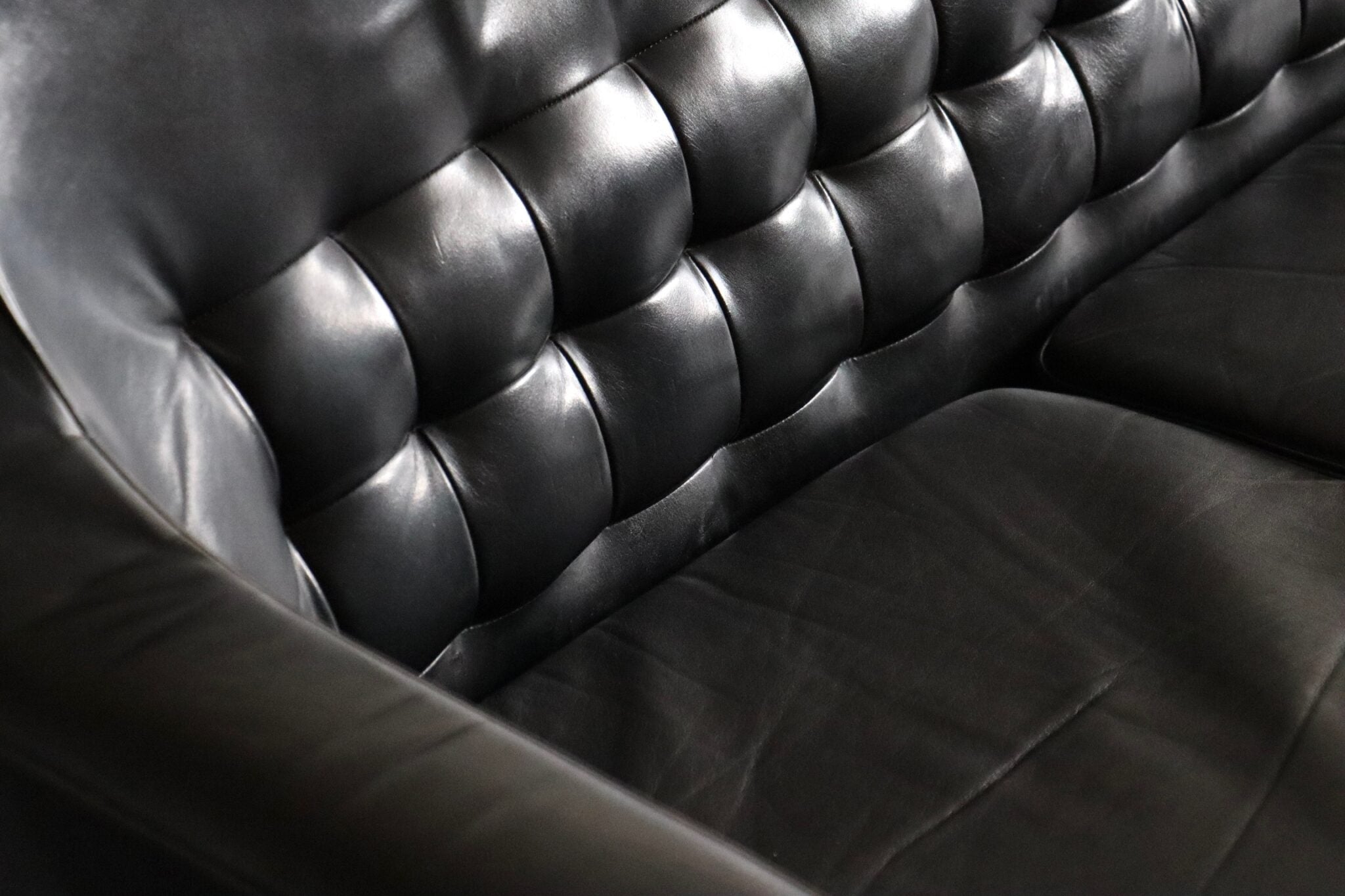 Arne_Halvorsen_Model_2010_Sofa,_Norwegian_Black_Leather_Mid_Century_Modern,_1960s