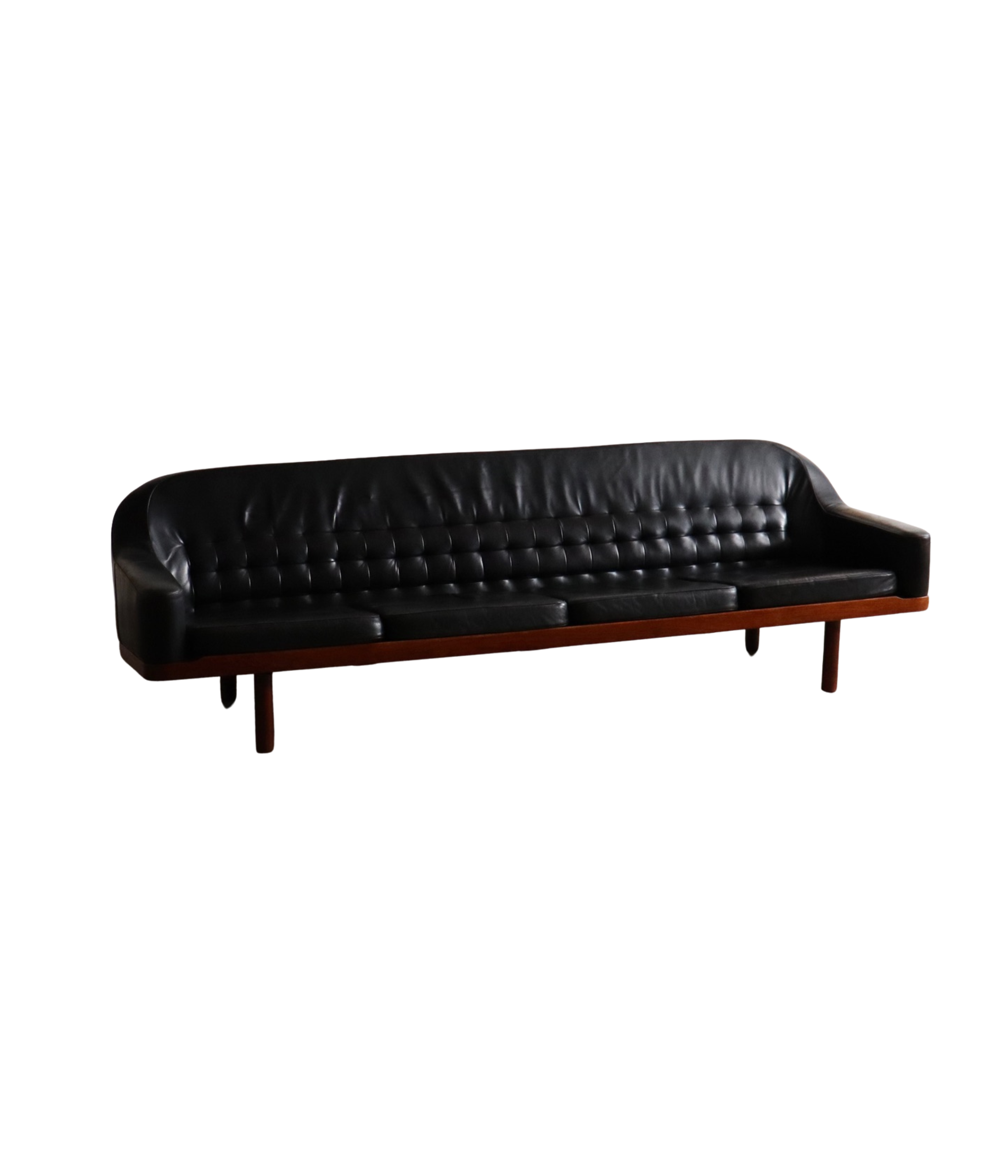 Arne_Halvorsen_Model_2010_Sofa,_Norwegian_Black_Leather_Mid_Century_Modern,_1960s