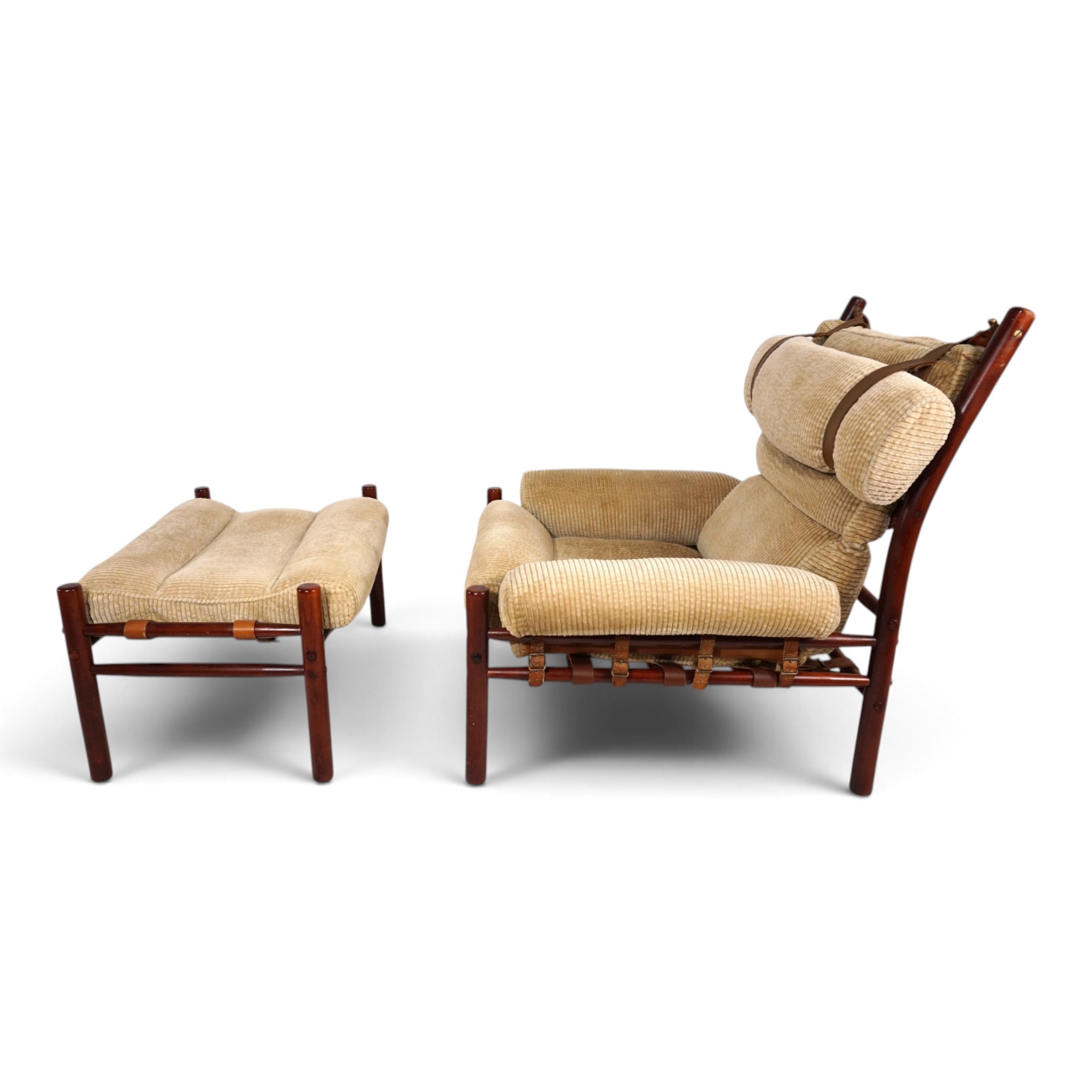 Set_of_Inca_Lounge_Chair_and_Ottoman_by_Arne_Norell_for_Norell_Möbel_AB,_Sweden