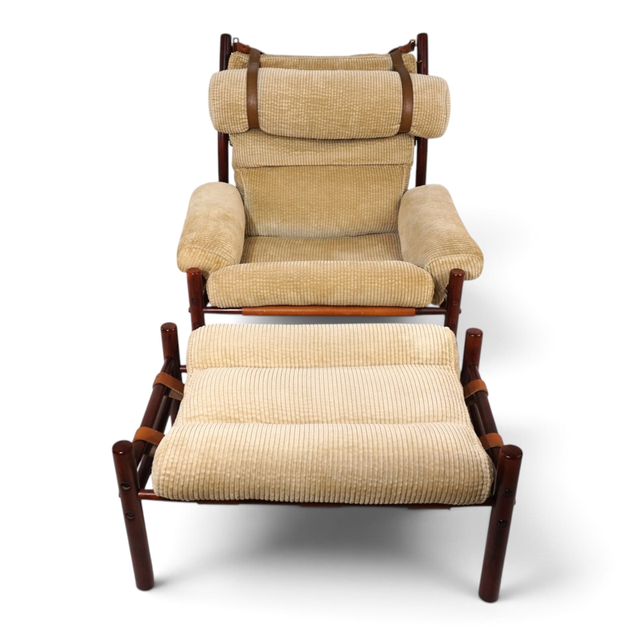 Set_of_Inca_Lounge_Chair_and_Ottoman_by_Arne_Norell_for_Norell_Möbel_AB,_Sweden