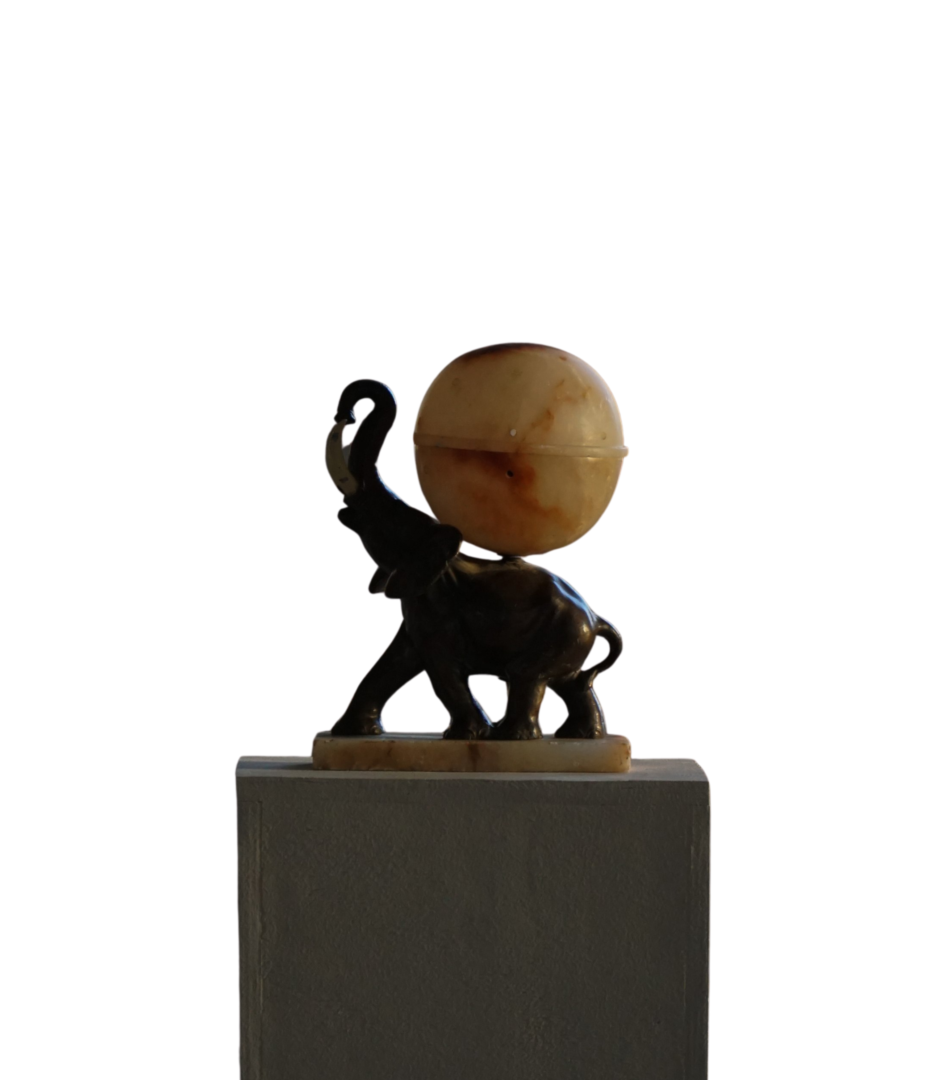 Art_Deco_Elephant_Table_Lamp_with_Alabaster_Globe