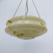 Art_Deco_Glass_Hanging_Lamp_with_Brass_and_Rope_Suspension,_1950s