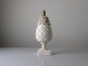 Hand_Carved_Alabaster_Pineapple_Table_Lamp,_France,_1930s
