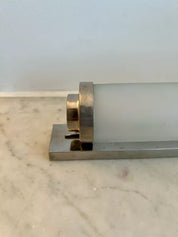 Art_Deco_Modernist_Wall_Sconce_in_Chrome_and_Frosted_Glass,_France_1930s