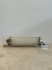 Art_Deco_Modernist_Wall_Sconce_in_Chrome_and_Frosted_Glass,_France_1930s