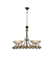 Art_Deco_Pendant_Chandelier_in_Brass_and_Signed_Seguso_Crystal_Glass,_Italy