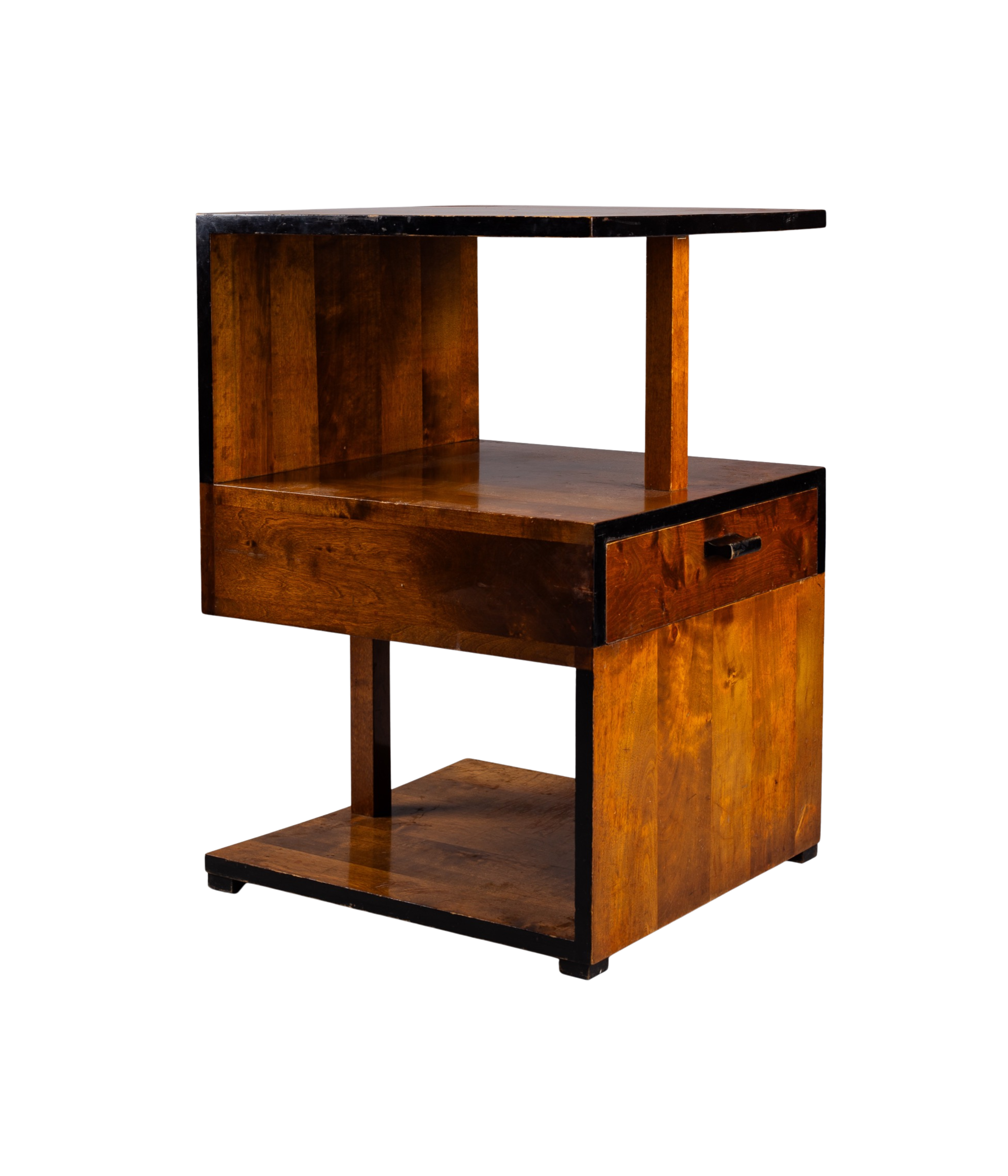 Art_Deco_Side_Table_with_Drawer_by_Mikko_Nupponen,_Lahti,_Finland,_1930s