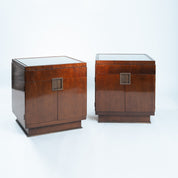 Pair_of_Baker_Furniture_Walnut_Veneer_Bedside_Cabinets_with_Brass_Hardware