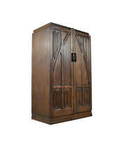 Art_Nouveau_Art_Deco_Gentleman’s_Wardrobe_in_Dark_Stained_Wood,_1930s