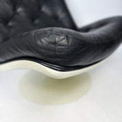 F976_Swivel_Lounge_Chair_by_Geoffrey_Harcourt_for_Artifort,_Black_Leather,_Netherlands,_1968