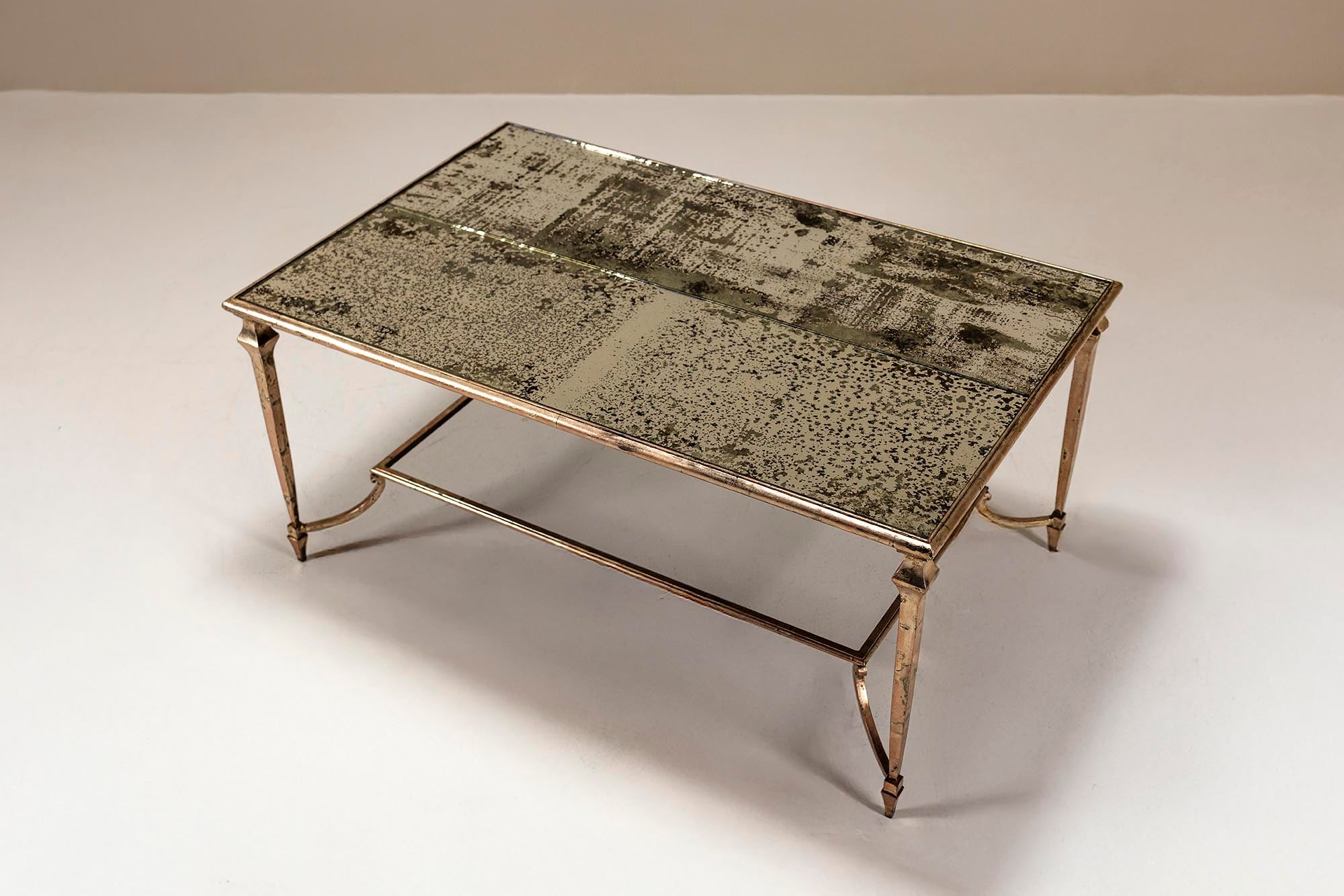 Artisanal_Coffee_Table_in_the_Style_of_Maison_Jansen_Mid-20th_Century_Europe