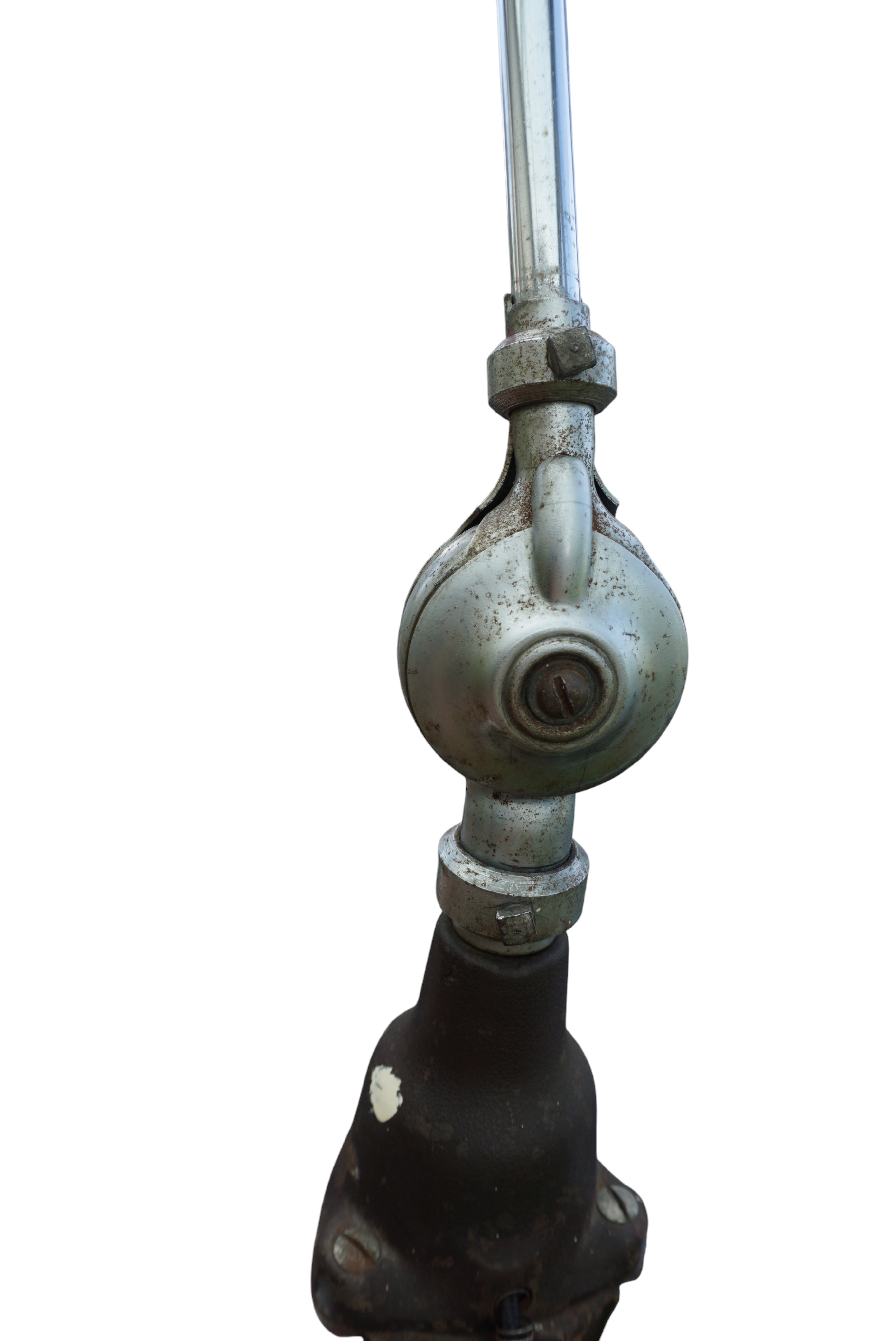 Triplex_Pendulum_Clamp_Lamp_by_Johan_Petter_Johansson_with_Midgard_R2_Shade,_Swedish_Industrial_Wall_Lamp,_1920s